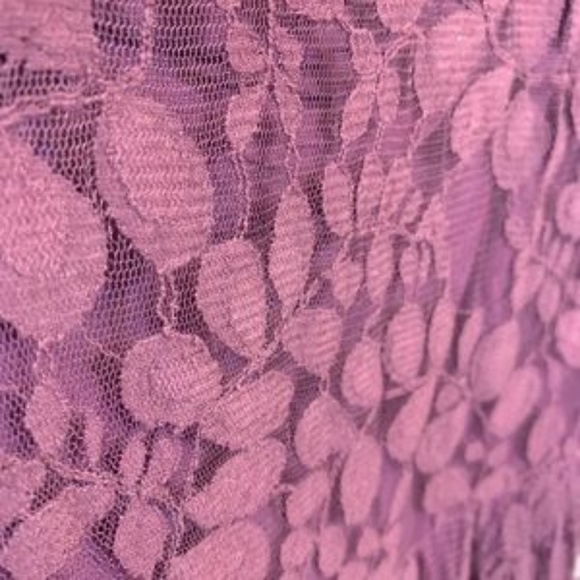 FREE PEOPLE - PLUM LACE DRESS - Picture 3 of 8